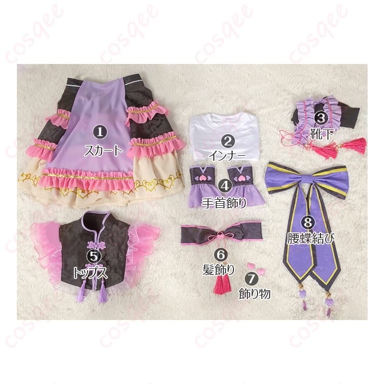 プリパラ 真中らぁら チャイナゴシックの華やかコスプレ衣装｜写真映えと着やすさを両立 - 3枚目の画像