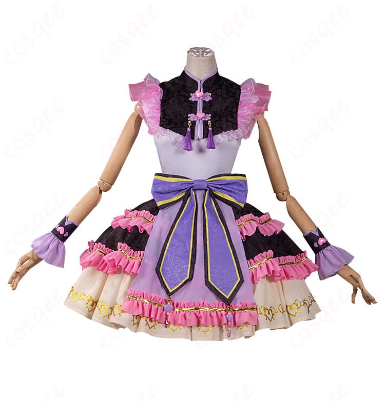 真中らぁら コスプレ衣装の正面全体画像。高再現度のデザインが特徴的。
