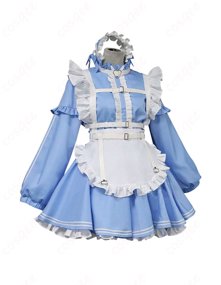 商品正面図 - アイドルマスター シャイニーカラーズ 黛冬優子 コスプレ衣装の正面、詳細なデザインと高忠実度の再現。