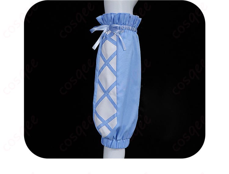 袖カバー装飾の細部 - アイドルマスター シャイニーカラーズ 黛冬優子 コスプレ衣装の袖カバー、上質な素材で仕上げたデザイン。