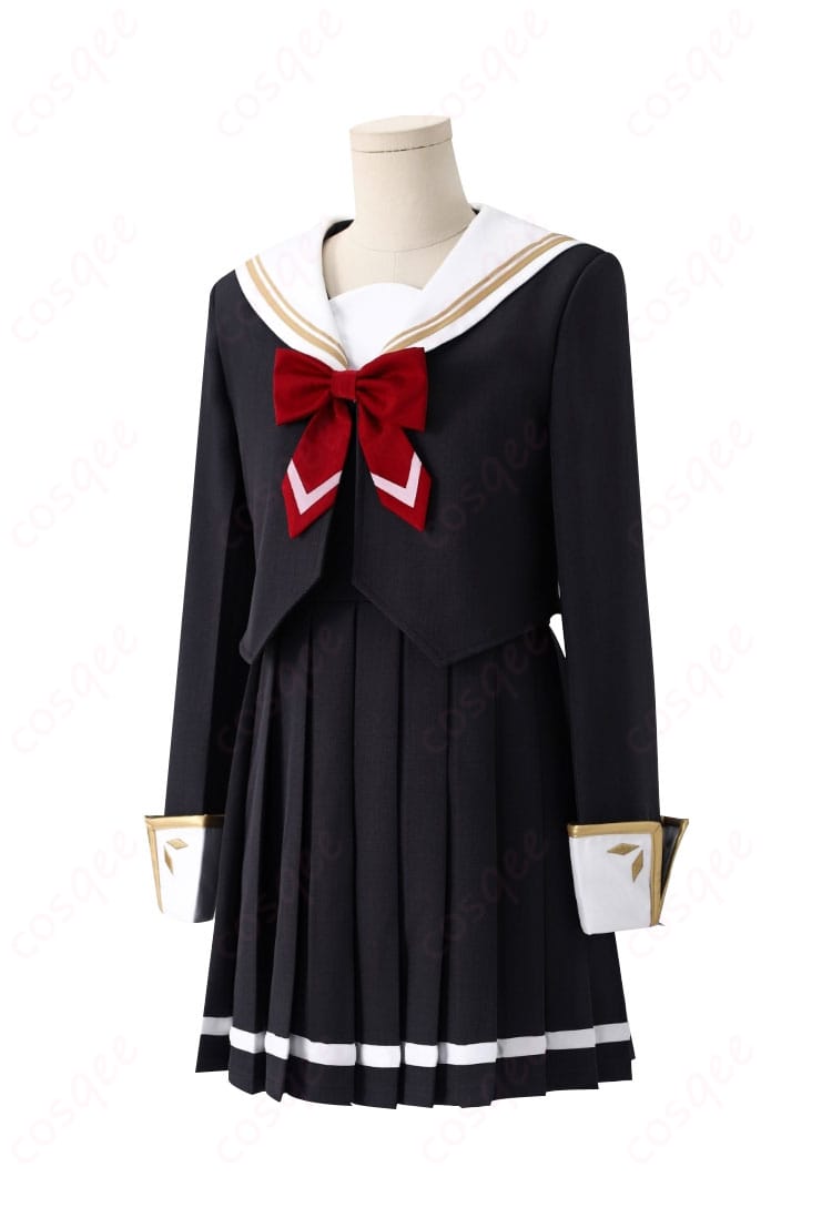 アリサ・ミハイロヴナ・九条 コスプレ衣装 側面図 制服のデザインが特徴的で、動きやすさも抜群です。