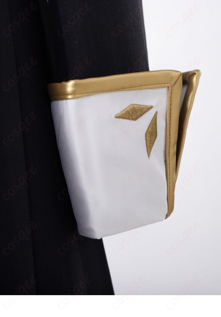 アリサ・ミハイロヴナ・九条 コスプレ衣装 衣袖装飾細部 制服の袖口のディテール。高品質な仕上がりでコスプレに最適。