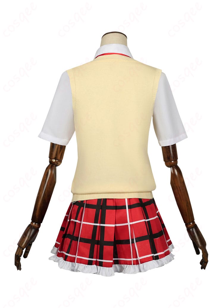 中二病 小鳥遊六花 夏服コスプレ衣装の背面画像。背面のデザインを確認できる。