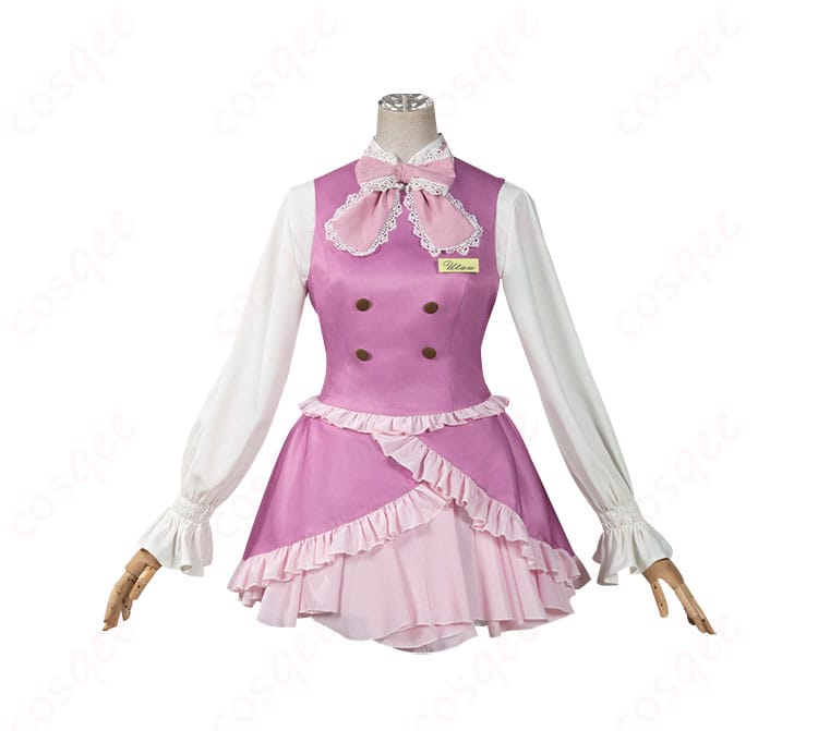 しゅごキャラ! ほしな歌唄 コスプレ衣装の正面図。クラシカル駅員風デザインが特徴的。