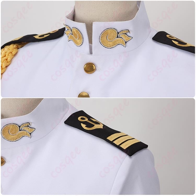 FGOアーケード ネモの海軍風コスプレ衣装 上品ネイビーで写真映えしやすい一着 - 3枚目の画像