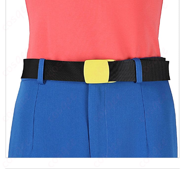 ジュビリー コスプレ衣装の腰ベルト装飾。細部まで再現されたアクセサリー。