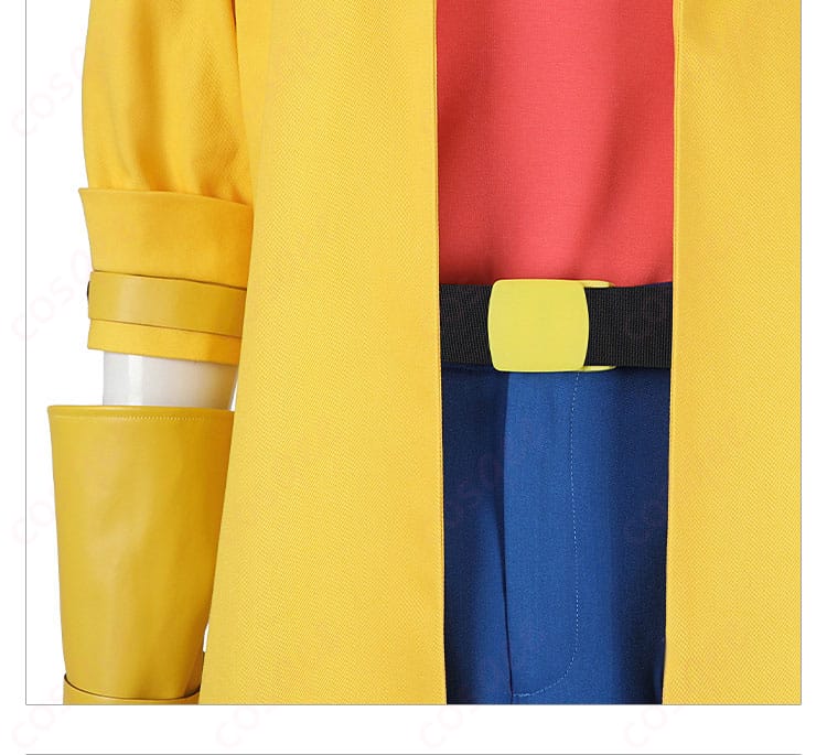 ジュビリー コスプレ衣装の腰部分の装飾。キャラクターのスタイルを強調するディテール。