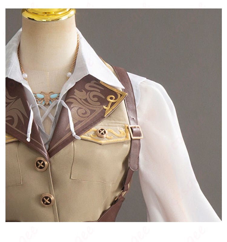 IdentityV 昆虫学者 メリー・プリニウス コスプレ衣装 前胸の装飾詳細 胸元の細かいデザイン