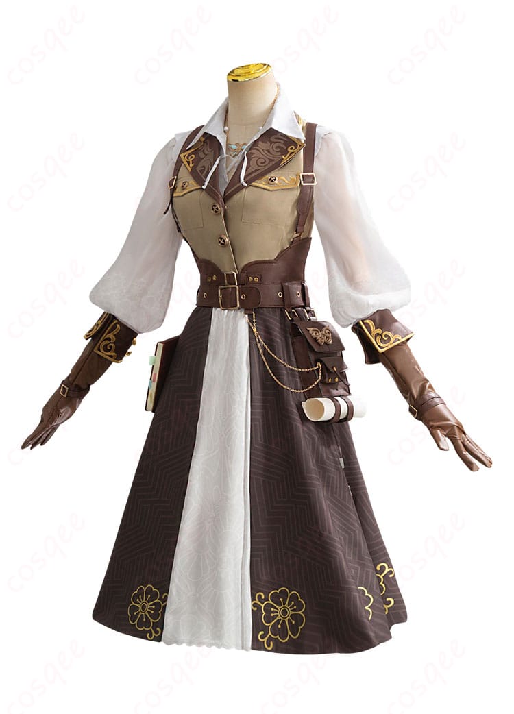 IdentityV 昆虫学者 メリー・プリニウス コスプレ衣装 側面画像 細部まで丁寧に作り込まれています