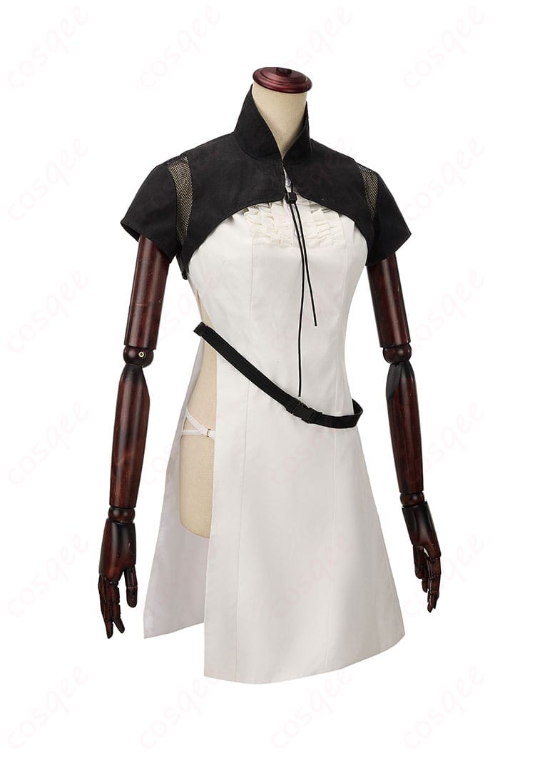 ファイナルファンタジーXIV ミコッテ コスプレ衣装 側面写真。美しいシルエットと丁寧な仕上がりが特徴。