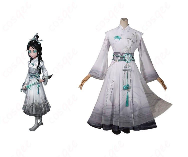 商品正面とキャラクター(戚十一)を組み合わせたコスプレ衣装の画像|第五人格 骨董商 コスプレ衣装