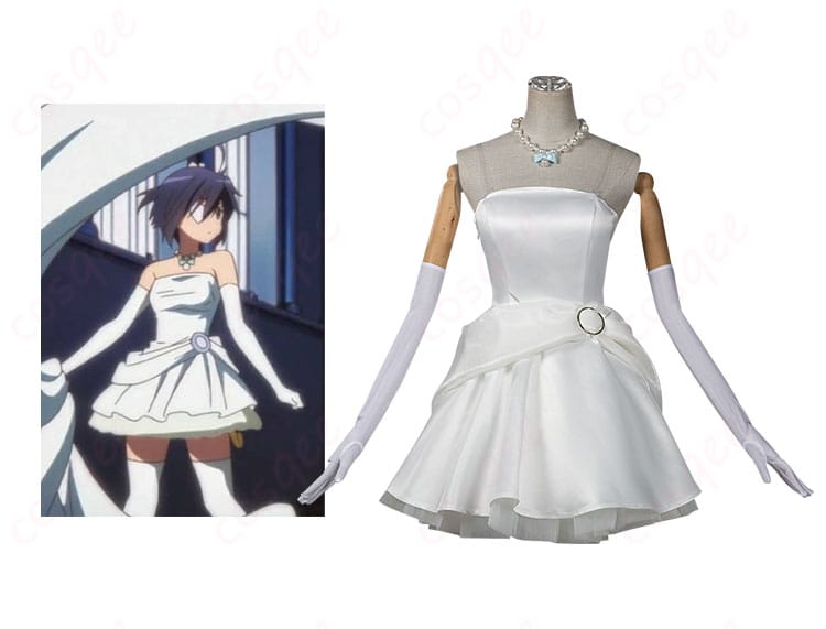 小鳥遊六花 コスプレ衣装 正面とキャラクターの再現画像 中二病でも恋がしたい! 劇場版