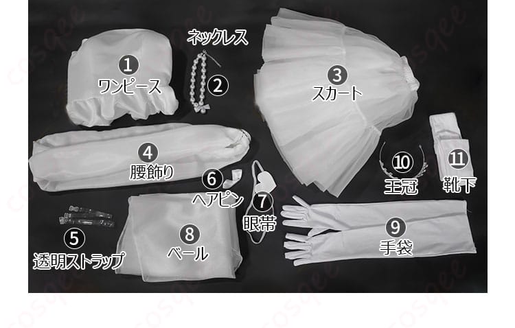 小鳥遊六花 コスプレ衣装 セット内容紹介 全てのアイテムが含まれています 中二病でも恋がしたい! 劇場版