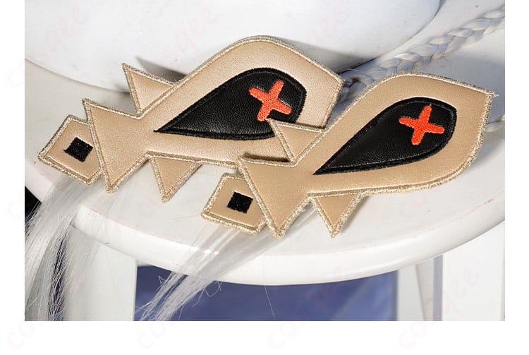 ムアラニ コスプレ衣装の髪飾り、キャラクターの特徴を忠実に表現