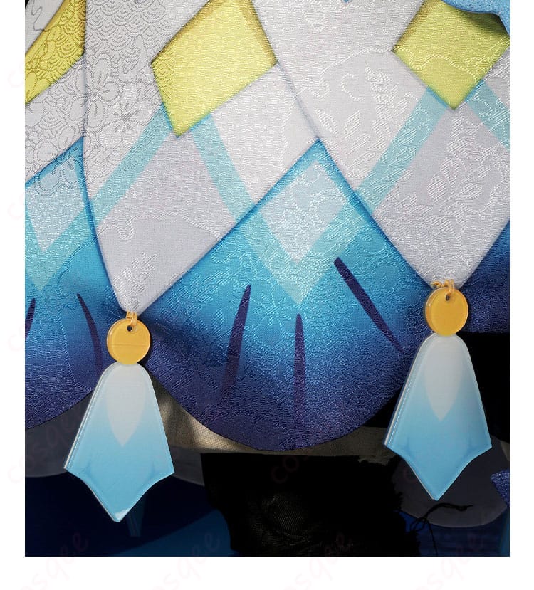 ムアラニ コスプレ衣装のスカート装飾、豪華なアクセント