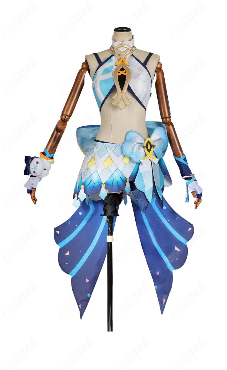 ムアラニ コスプレ衣装の正面、細部まで忠実に再現