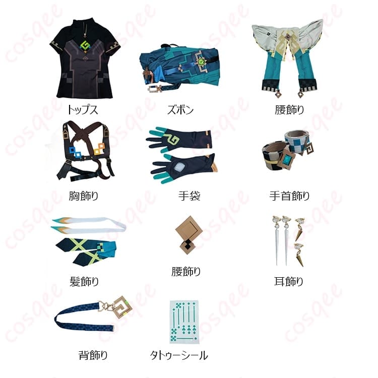 原神 キィニチの雰囲気を纏う砂漠賢者コーデ 高見え装飾で写真映え抜群のコスプレ衣装 - 6枚目の画像