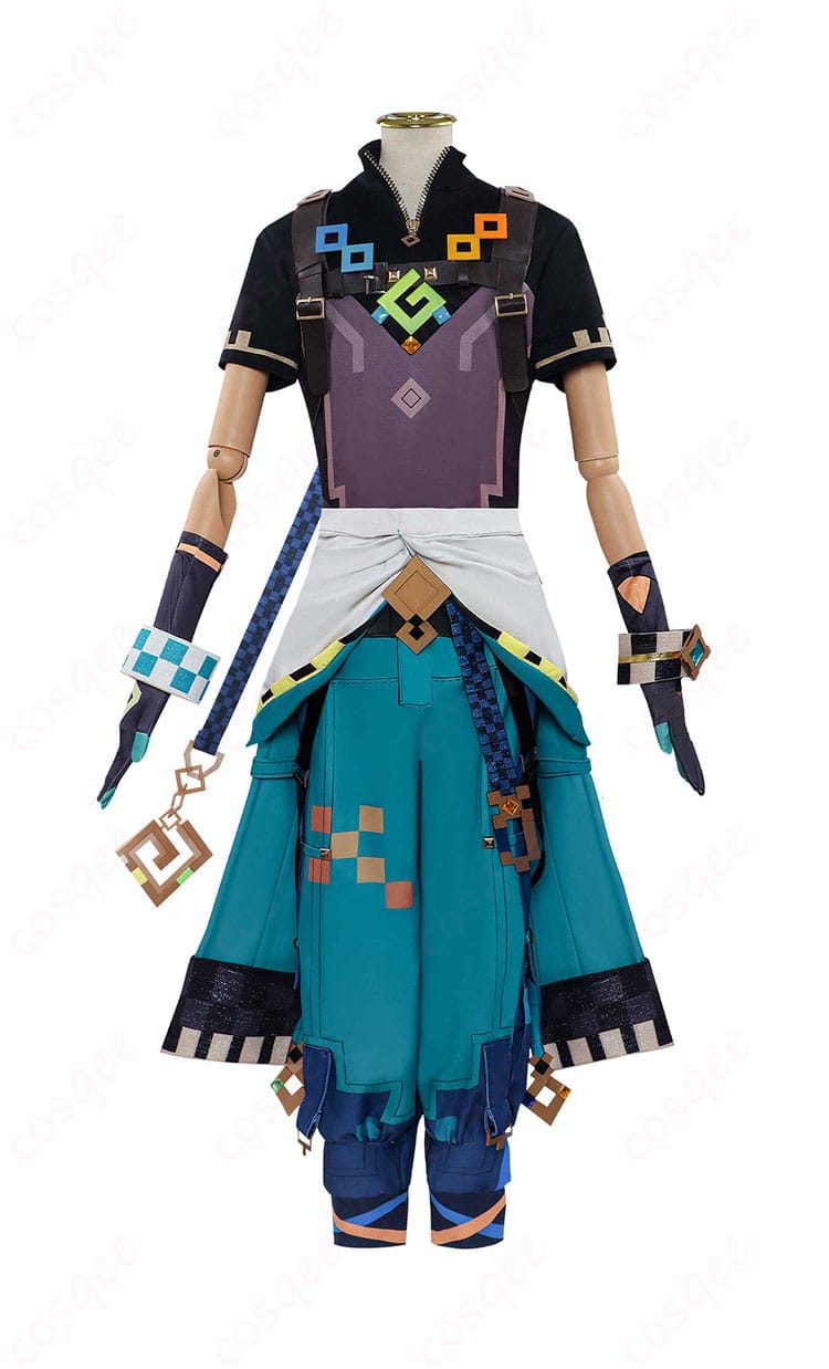 『原神』キィニチのコスプレ衣装、前面デザインの詳細【忠実再現 コスプレ】