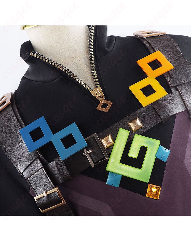 衣領の装飾細部、キィニチコスプレ衣装のデザイン【コスプレ衣装】