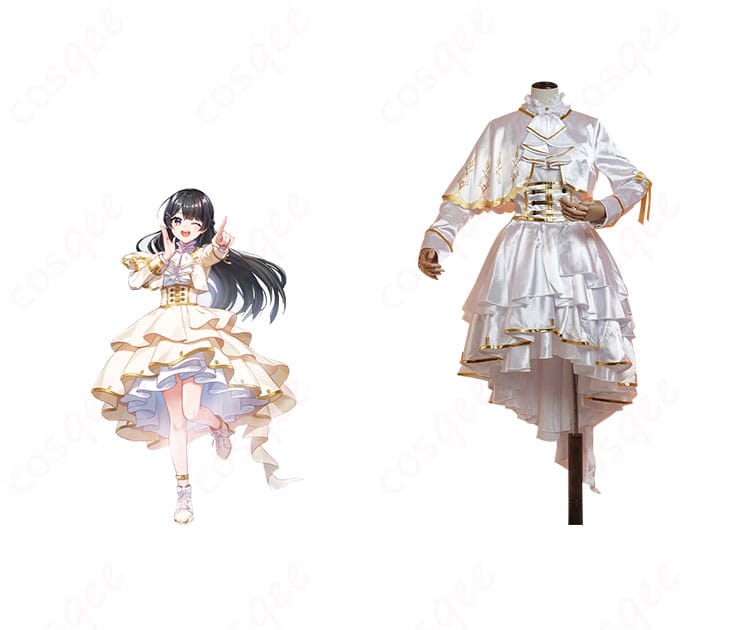 商品正面とキャラクターのコスプレ衣装を組み合わせた画像|にじさんじ 先斗寧 コスプレ衣装