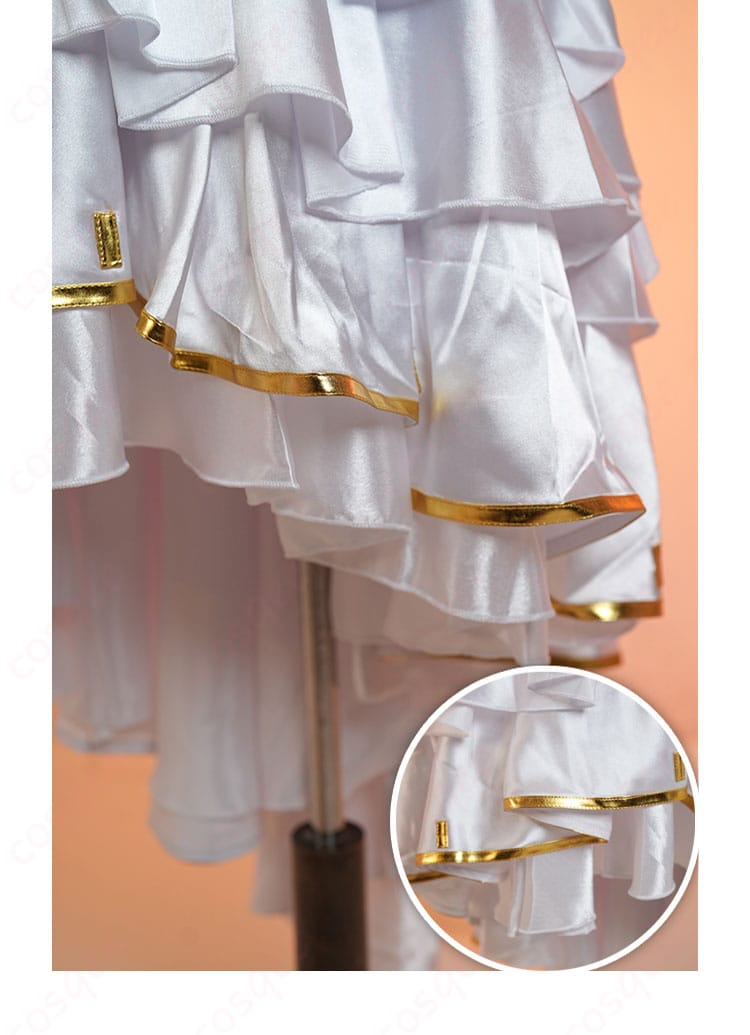 スカート裾装飾の詳細画像|エレガントなスカート裾の装飾、コスプレイベントに最適