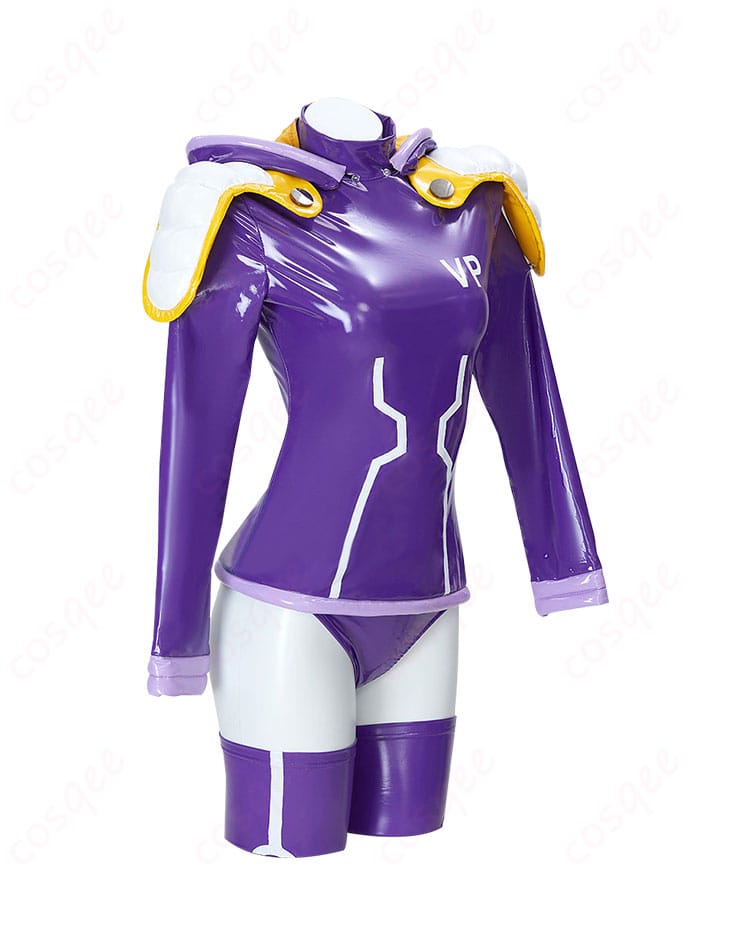 ジュエリー・ボニー コスプレ衣装『ONE PIECE』エッグヘッド編、商品の側面画像。細部までこだわったデザイン。