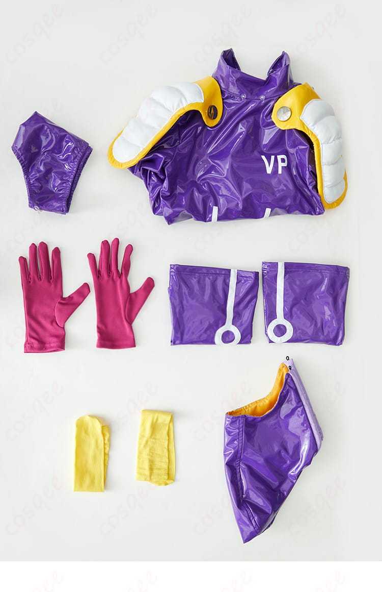 ジュエリー・ボニー コスプレ衣装『ONE PIECE』エッグヘッド編、セット内容の詳細画像。衣装一式がしっかり揃っています。