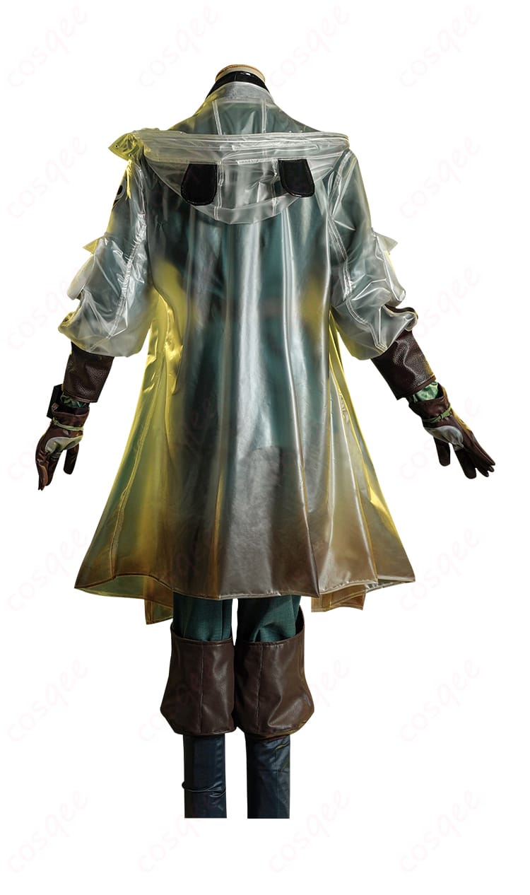 墓守コスプレ衣装の背面画像。背中のディテールをしっかり確認できます。