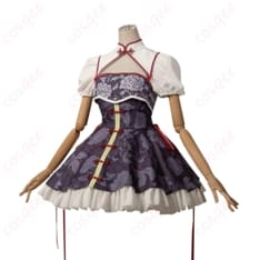 終わりのセラフ クルル・ツェペシ 中華風コスプレ衣装 妖艶に魅せるダークエレガント - 2枚目の画像（サムネイル）