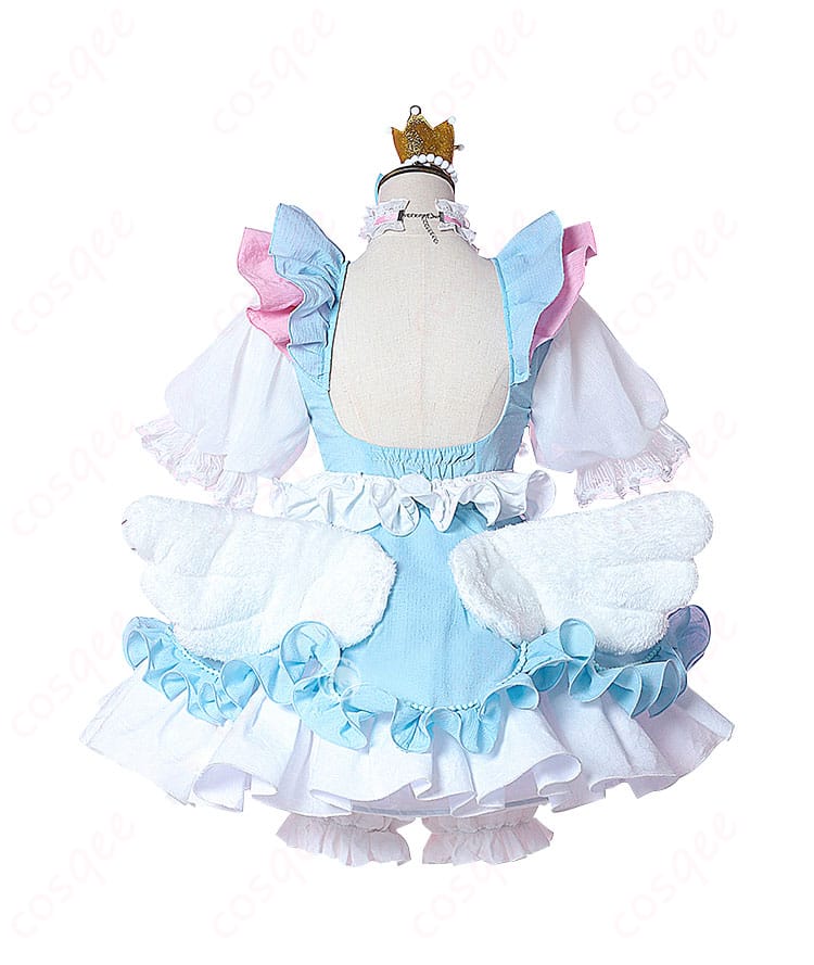 商品背面画像。夢かわプリンセスバージョンの後ろ姿のデザインをご確認ください。