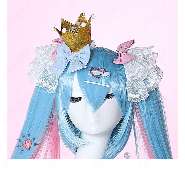 衣服のヘッドドレス装飾の詳細。髪飾りを含む夢かわプリンセスのアイテムを細かくチェック!