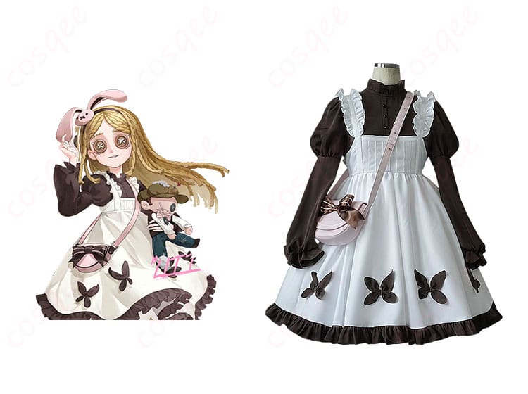 「第五人格」少女(記憶)コスプレ衣装とキャラクターの組み合わせ写真。高忠実再現のデザインが特徴。コスプレ衣装の詳細をご覧ください。