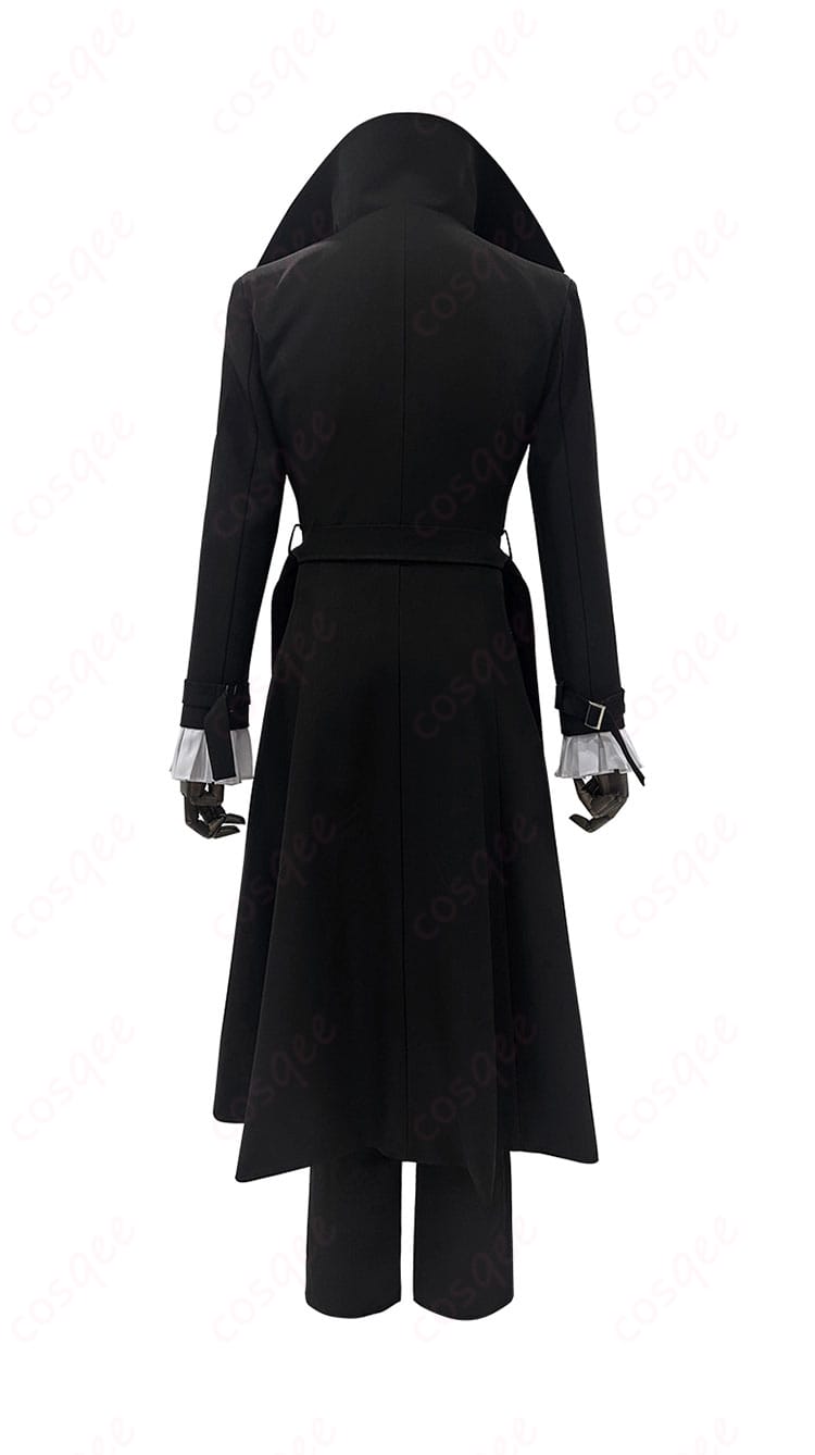 コスプレ衣装の背面画像。背中のディテールも丁寧に作り込まれています。