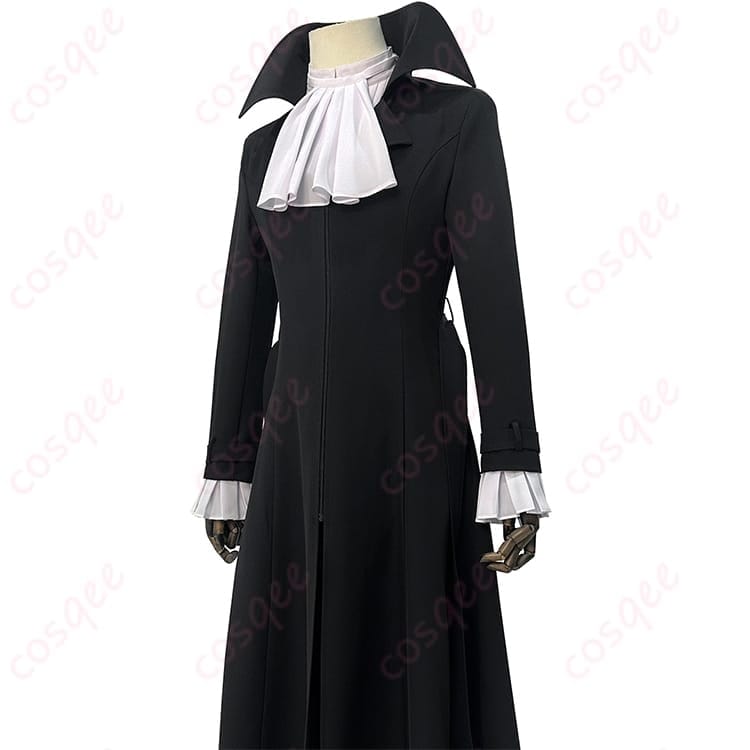 文豪ストレイドッグス 芥川龍之介の雰囲気を纏うロングコートセット｜ダークで鋭い存在感 - 3枚目の画像