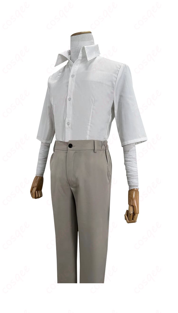 太宰治のシャツの細部、コスプレ衣装のシャツ部分のデザイン