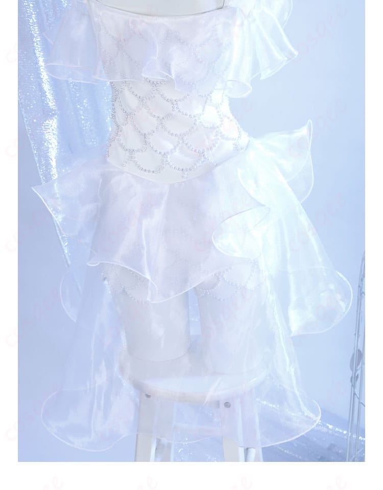 漁師(グレイス)コスプレ衣装の背面部分の詳細装飾画像。