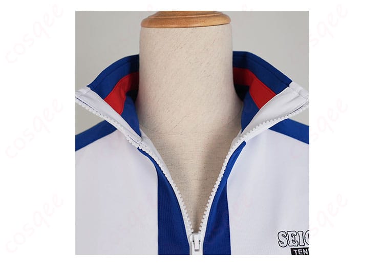 テニスの王子様 越前リョーマ コスプレ衣装 领口装饰细节