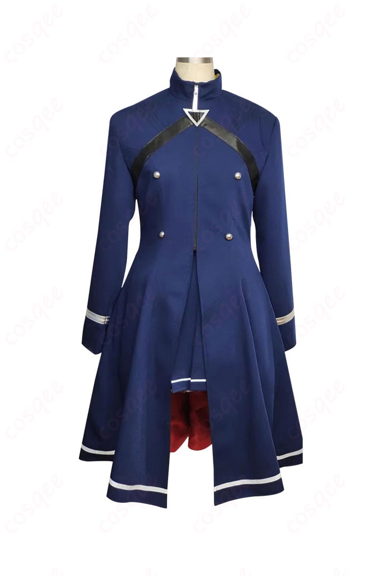 小鳥遊ホシノの軍服コスプレ衣装正面。細部まで再現されたデザインで、完璧なコスプレ体験を提供します。