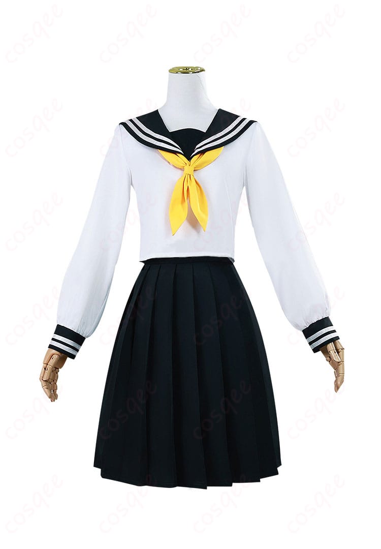 商品正面のコスプレ衣装画像。2.5次元の誘惑 乃愛 コスプレ衣装、リアルなデザインが魅力的。