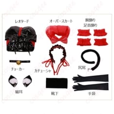 デート・ア・バレット 時崎狂三の猫耳コスプレ｜ダークで可愛い映えスタイル - 5枚目の画像（サムネイル）