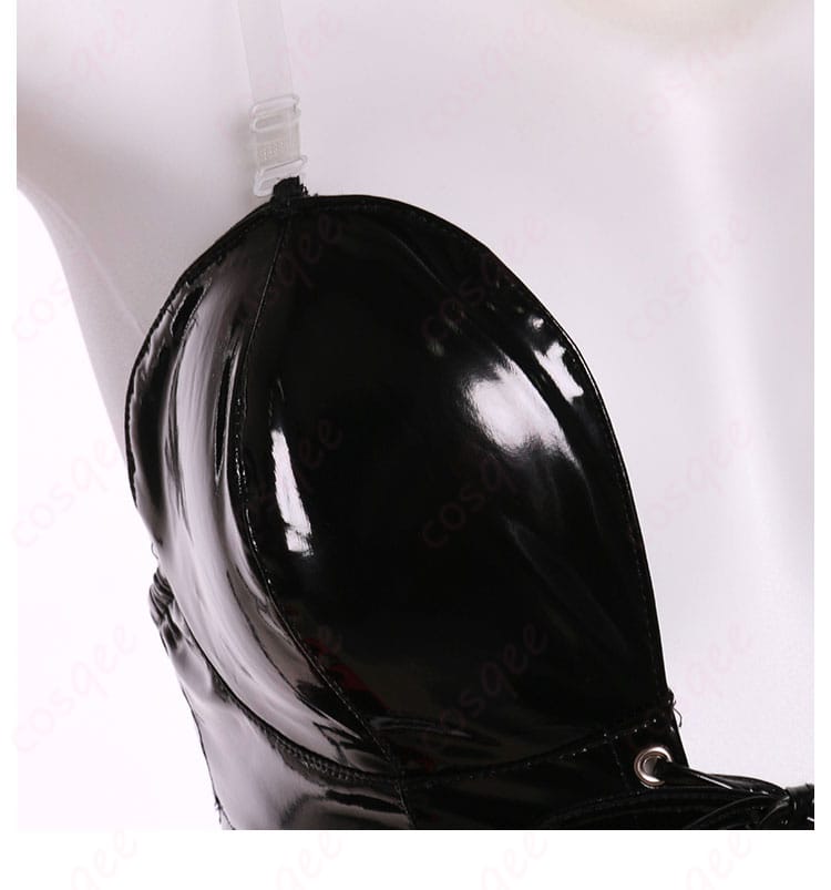 猫耳コスプレ衣装の服装の装飾ディテール。刺繍や細かい装飾が魅力的。