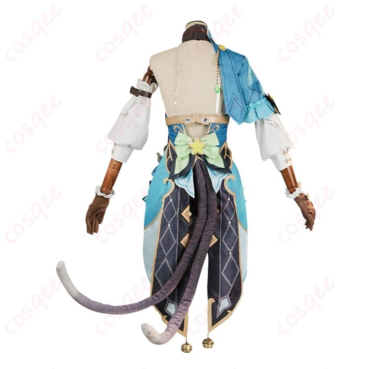 原神 綺良々 麗しき怪傑 コスプレ衣装 猫モチーフが映える華やかセット - 3枚目の画像