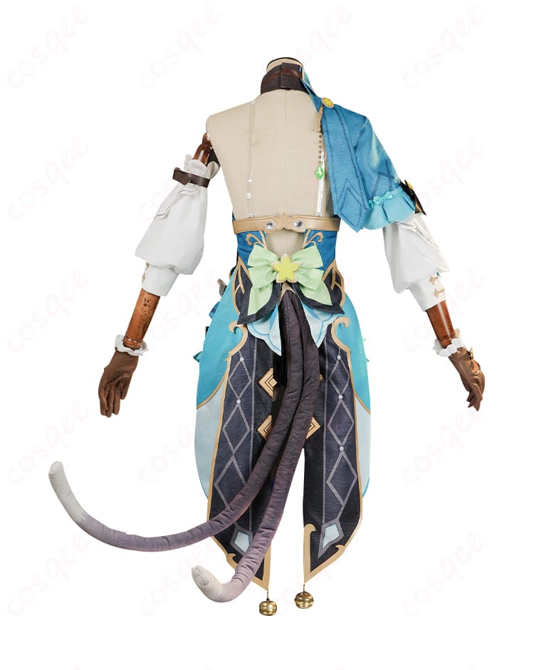 商品背面画像 - 綺良々「麗しき怪傑」コスプレ衣装の背面画像、細部まで忠実に再現。