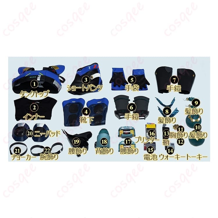 ゼンレスゾーンゼロ 青衣のストリート感を端正再現 コスプレ衣装 小物充実で写真映え - 8枚目の画像