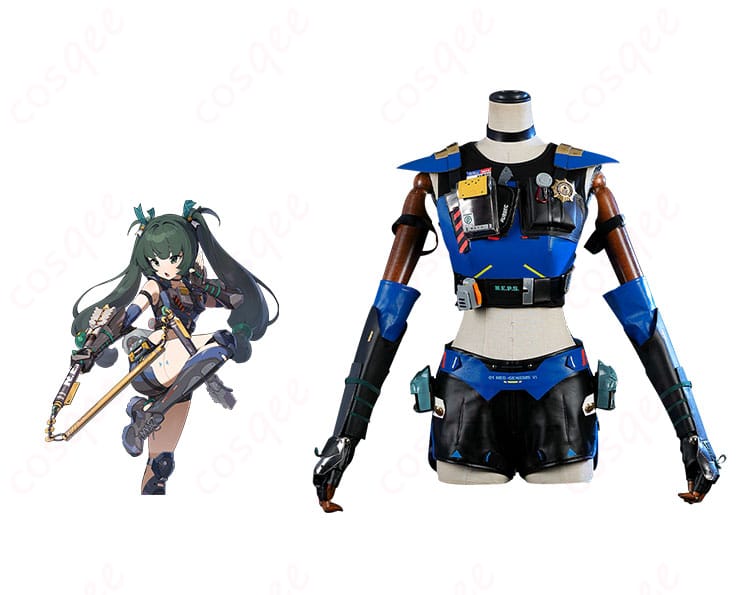 商品正面とキャラクター青衣(チンイー)との組み合わせ画像|ゼンレスゾーンゼロ コスプレ衣装