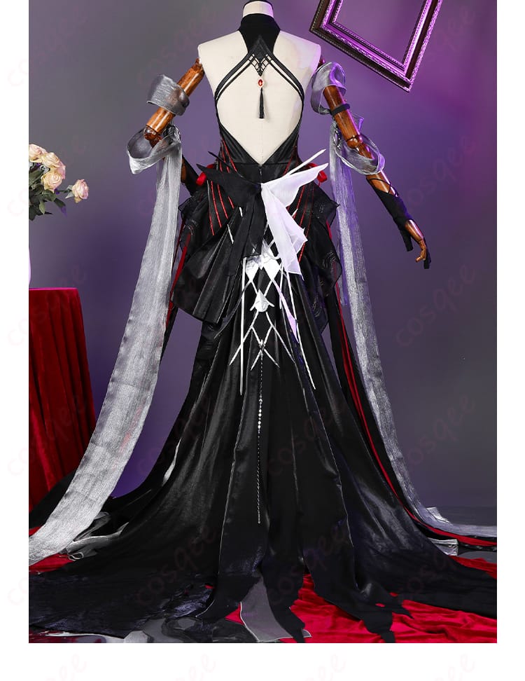 商品背面画像 – 背面のディテールも忠実に再現した無期迷途 デレーヤ コスプレ衣装