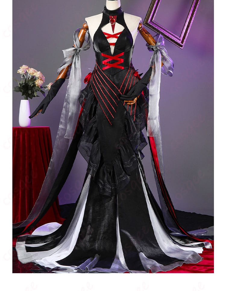 商品正面画像 – 無期迷途 デレーヤ コスプレ衣装『星海の迷夢』、美しいディテールが際立つ