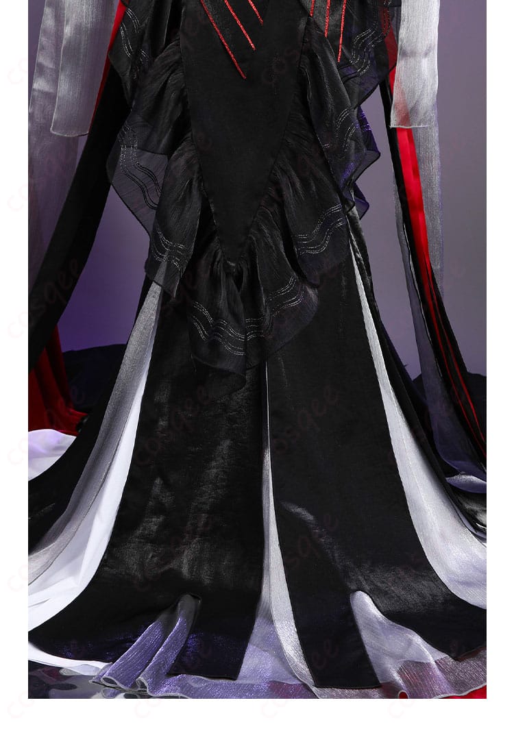 スカート背面装飾のディテール画像 – スカートの背面装飾部分、キャラクター衣装の細部まで表現