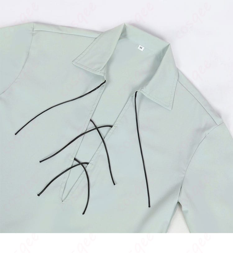 衣領の装飾ディテール、コスプレ衣装の衣領部分の美しいデザイン。細部までこだわり。