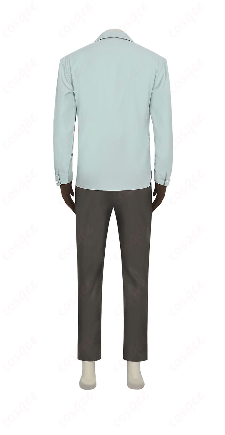 商品背面画像、背面デザインと背中のディテール。クエスティオン=アドニス コスプレ衣装。